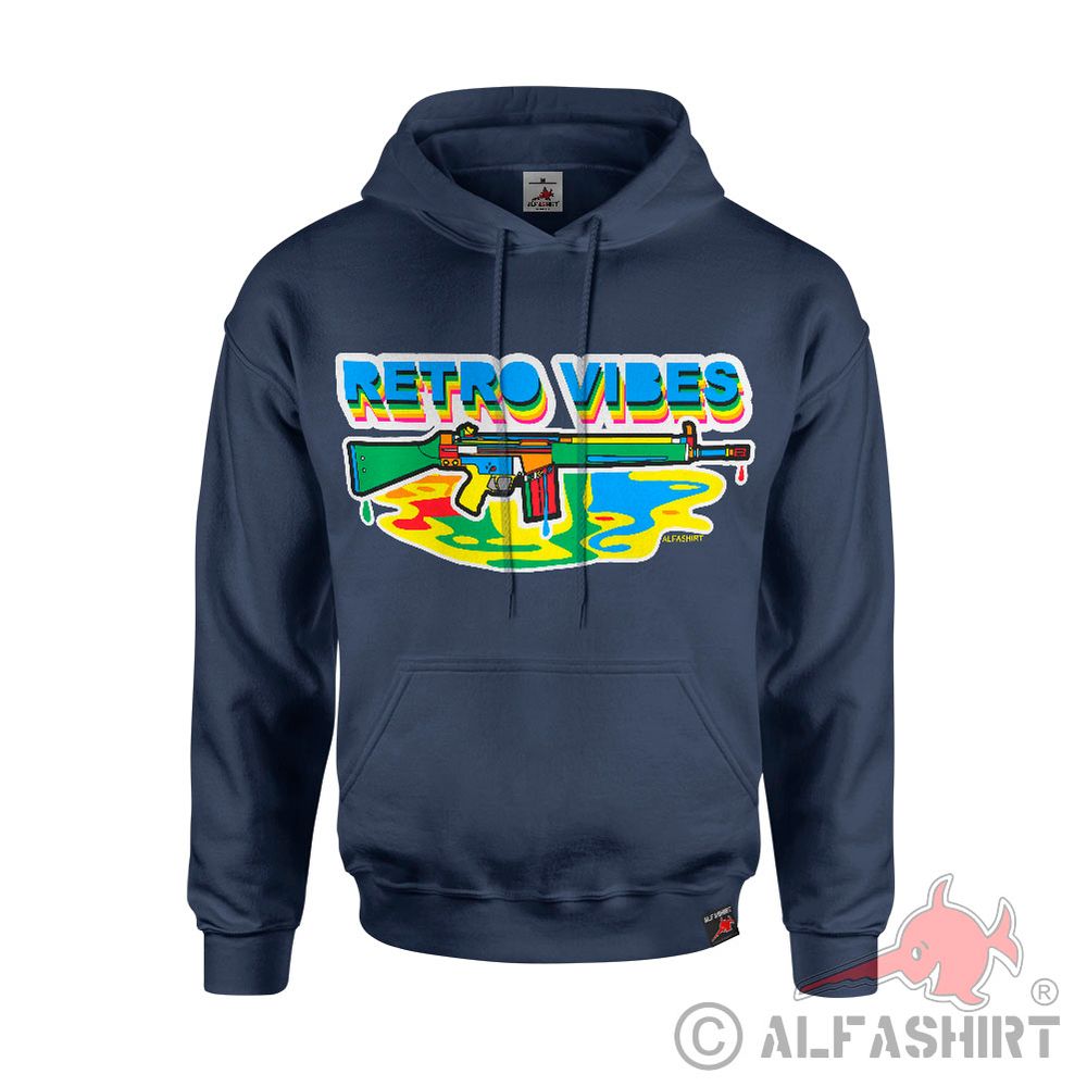 Hoodie RETRO VIBES G3 Bundeswehr 80s 90s veteran soldier nostalgia #43210