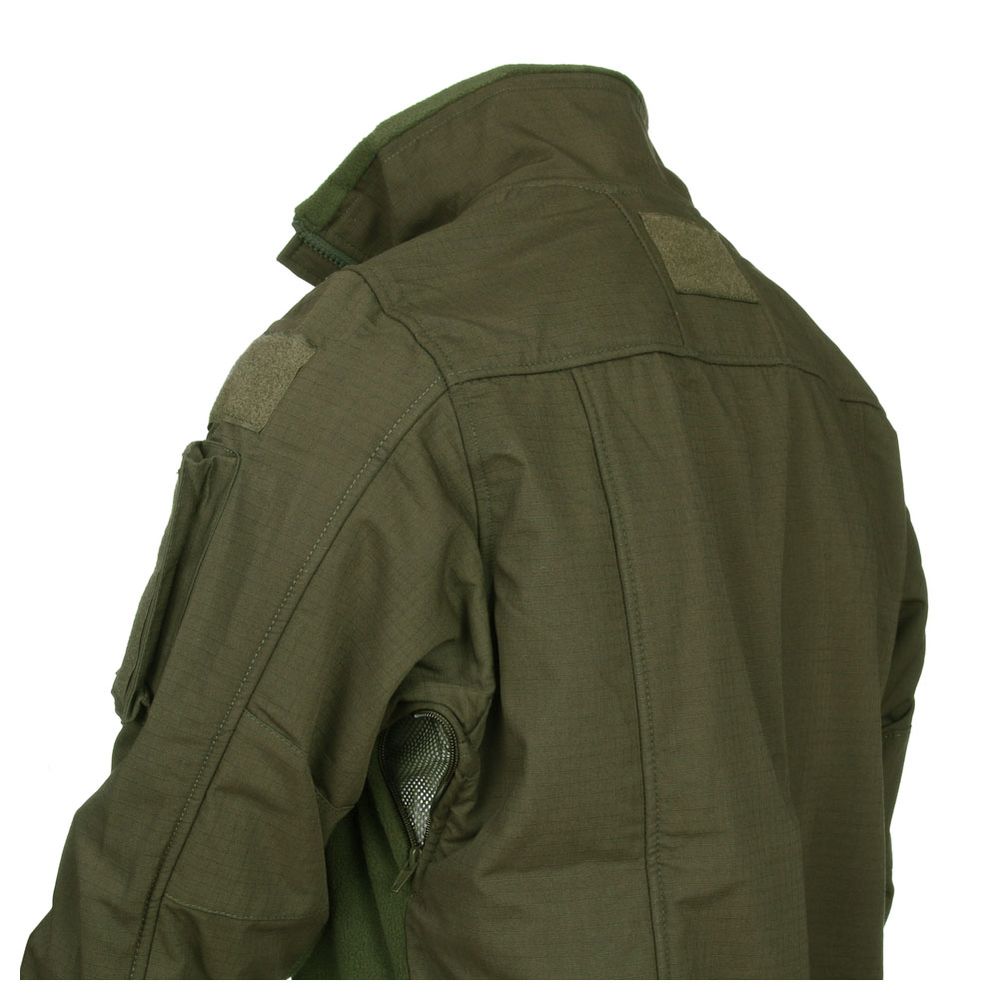 Combat Fleecjacke  Gebirgsjäger Edelweiß Barett gestickt GRATIS NAME #30499