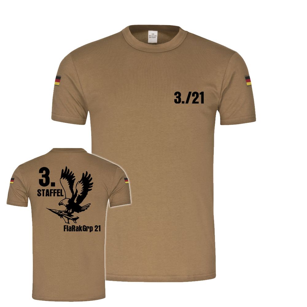 BW Tropenshirt 3. Staffel FlaRakGrp 21 Flugabwehrraketengruppe FlaRakG 1  #47454