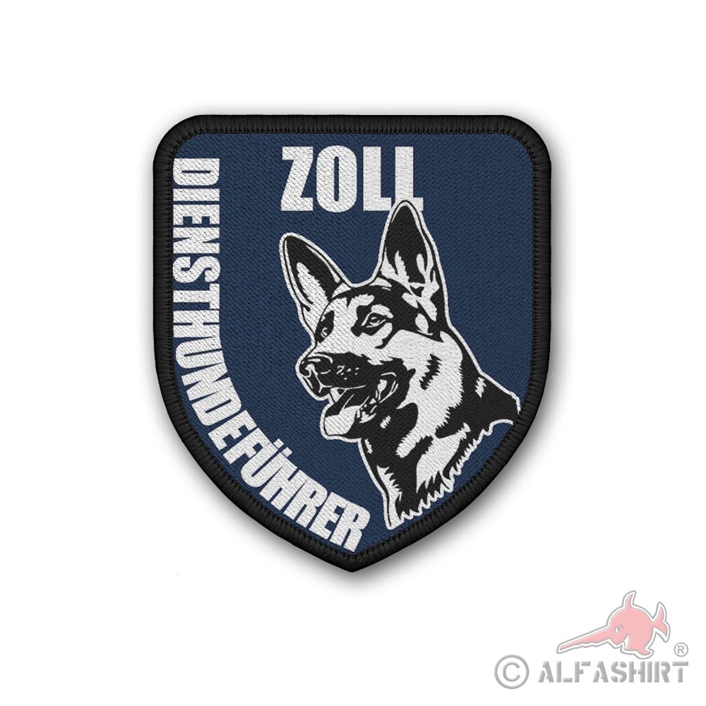 Patch Zoll Diensthundeführer Beamter Trainer Hund Schäferhund #42212