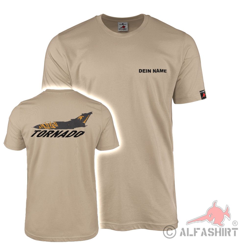 T-Shirt Personalized Tornado Fighter Jet Aircraft Pilot EloKa Radar # 43170