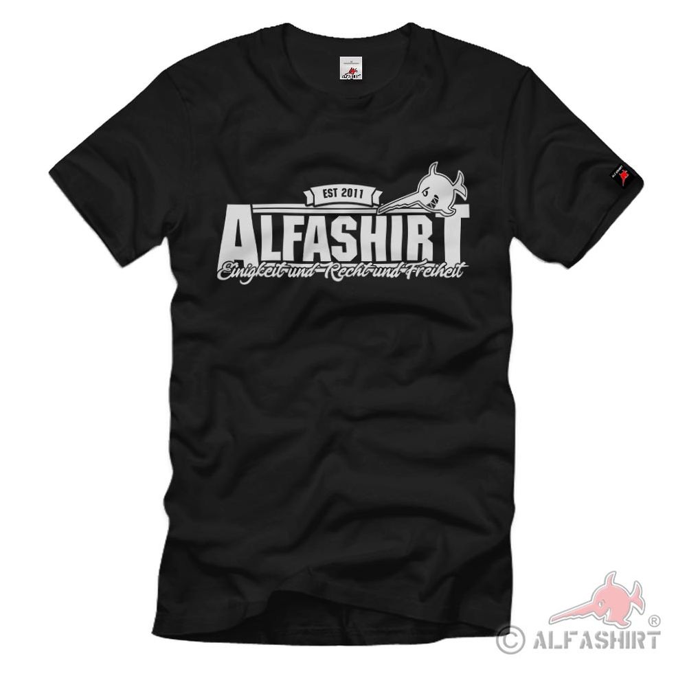 Alfashirt Merchandise Deutschland Apparel Fan Edition T-Shirt#37811