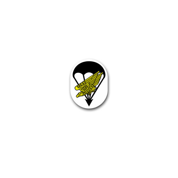 Aufkleber/Sticker Fallschirmjäger Luftwaffe Falli Fallschirm BW 5x7cm A3253