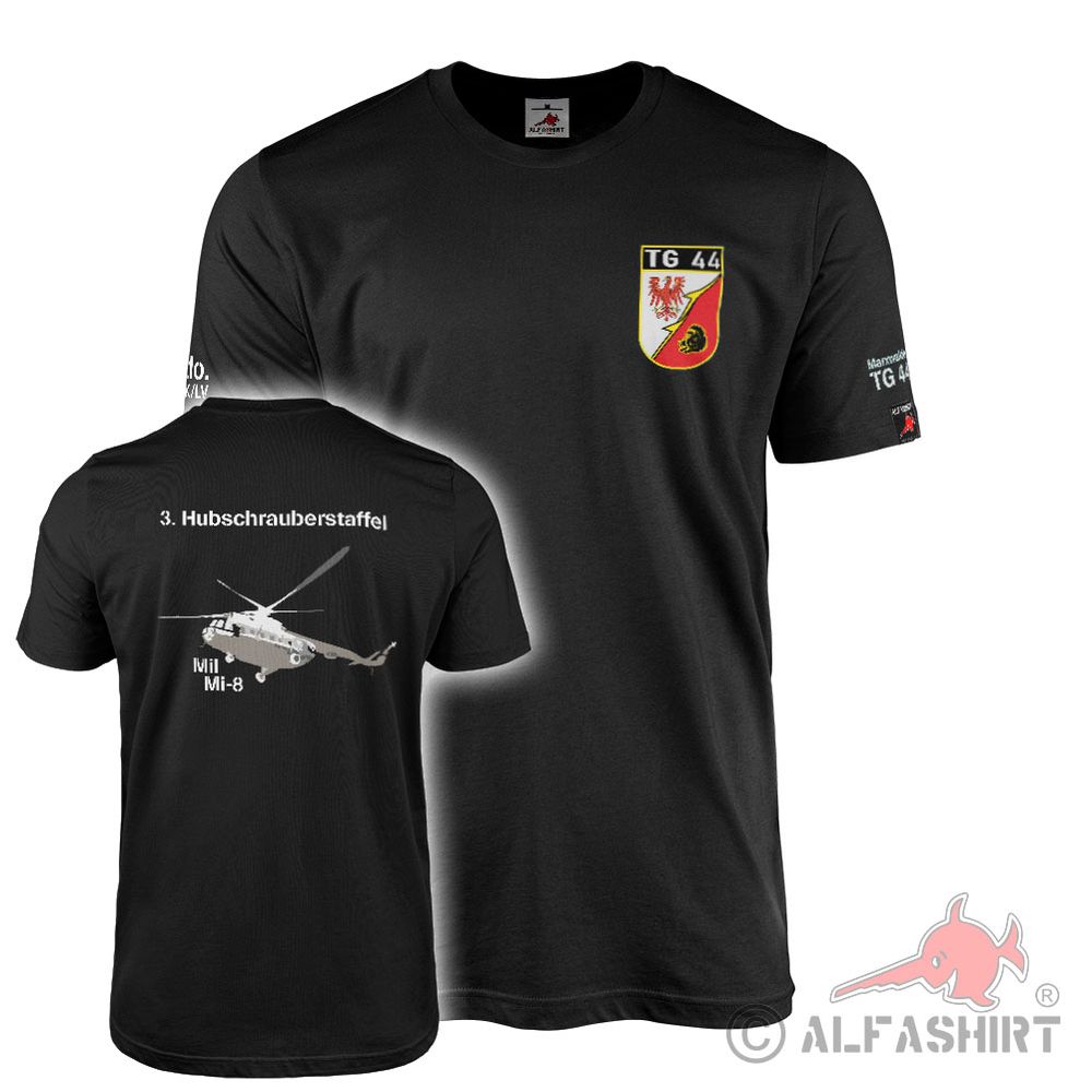 TG 44 Mi 8 3 Helicopter Squadron NVA Air Force Marxwalde T Shirt #41408