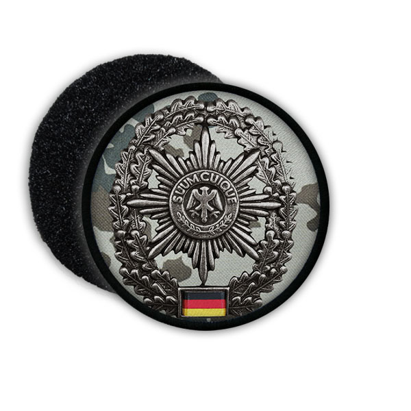 Patch Feldjäger FJg Barett Abzeichen Einheit Bundeswehr Aufnäher Tarnung #20877