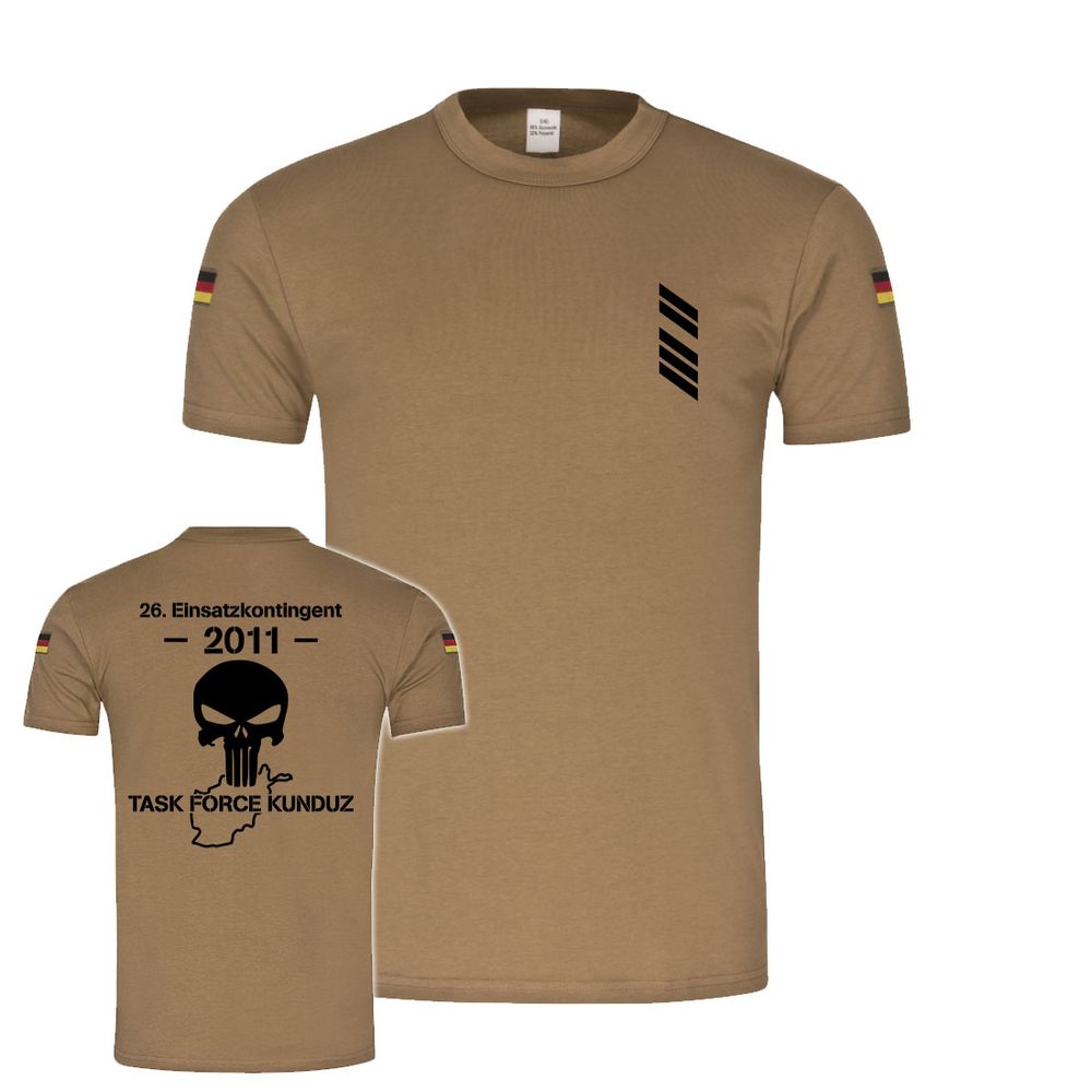 BW Tropenshirt 26. Einsatzkontingent EinsKtgt 2011 Task Force Kunduz OSG #46538