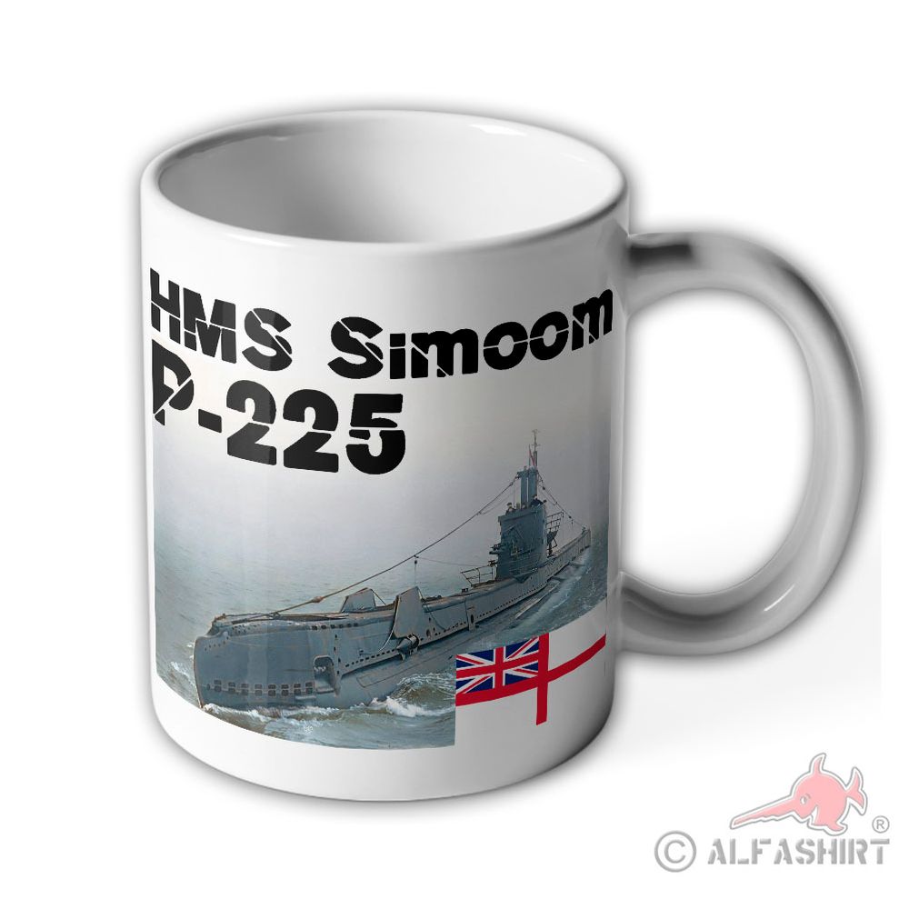 Mug HMS Simoom P225 Submarine Royal Navy #40602