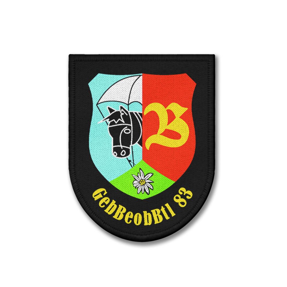 Patch GebBeobBtl Gebirgsbeobachtungsbataillon 83 Artillerie Aufklärung #47578