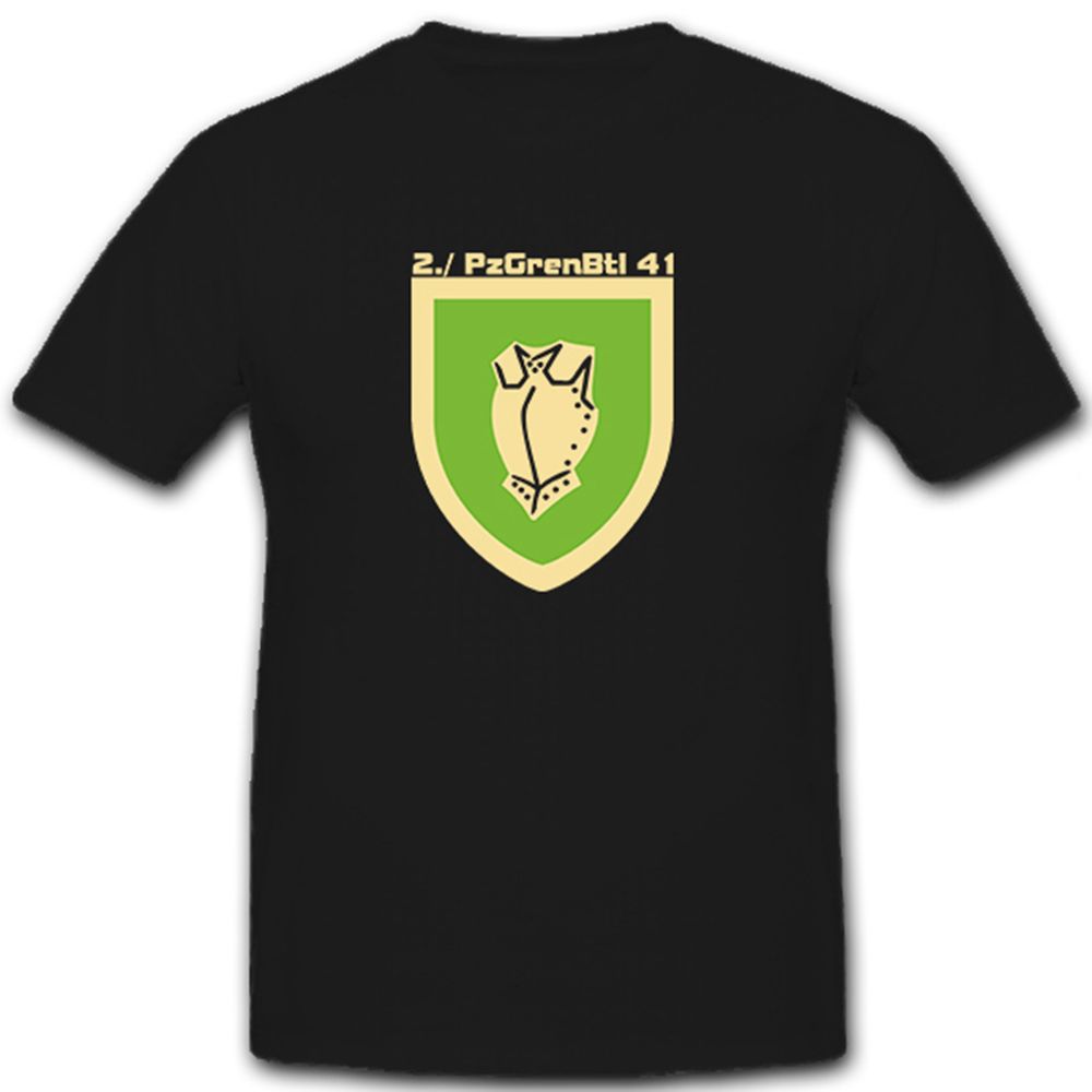 2PzGrenBtl41 Bundeswehr Heer Militär - T Shirt #7718