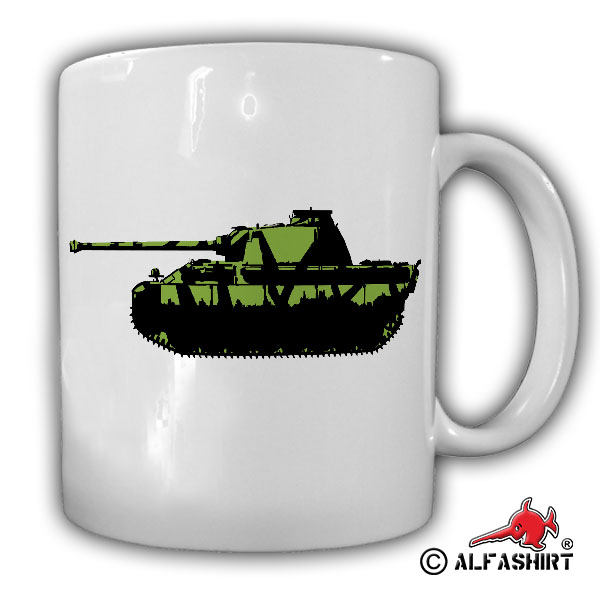 grüner Panther Panzer SdKfz 171 Panzerkampfwagen V Kampfpanzer Tasse #15945