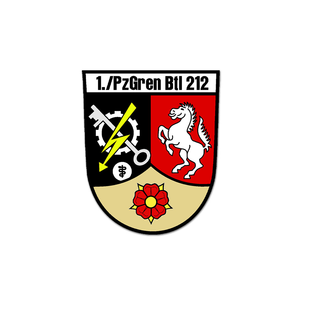 1 PzGrenBtl 212 Augustdorf Panzergrenadier Bataillon 5 cm #A6068