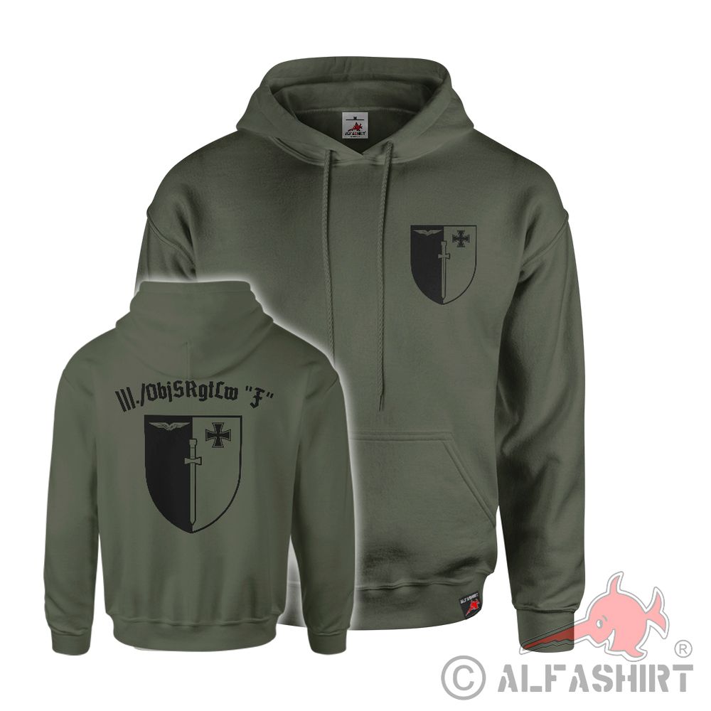 Hoodie III Object Protection Regiment Luftwaffe Friesland Battalion LW sweater #41173