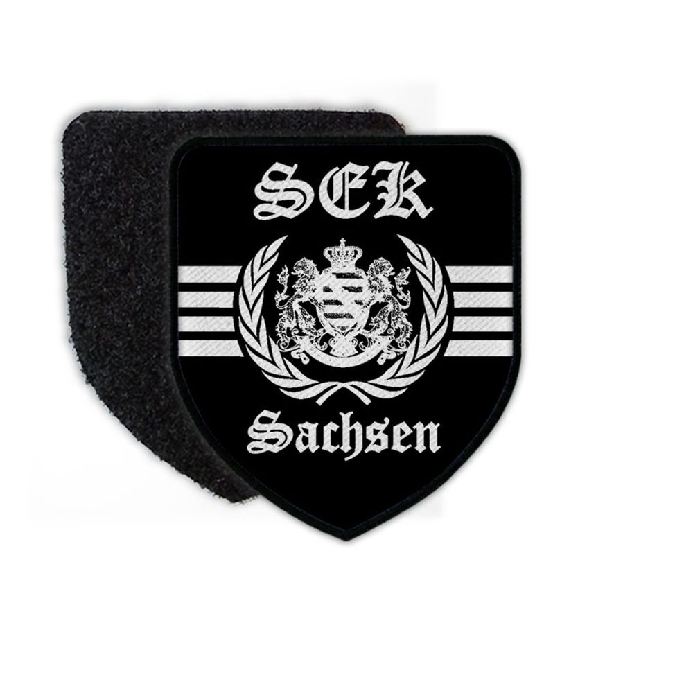 Patch SEK Sachsen Spezialeinsatzkommando Logo Polizei Auto Sitz Symbol  #23700