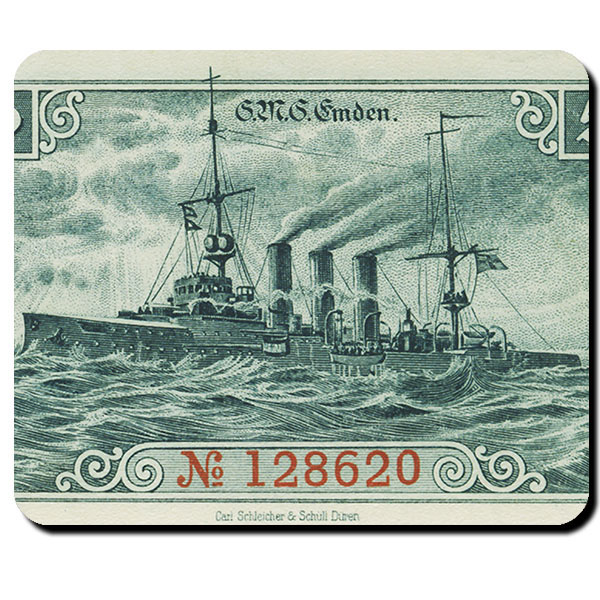 SMS Emden Schiff Marine Krieg kleiner Kreuzer deutsches - Mauspad #8281