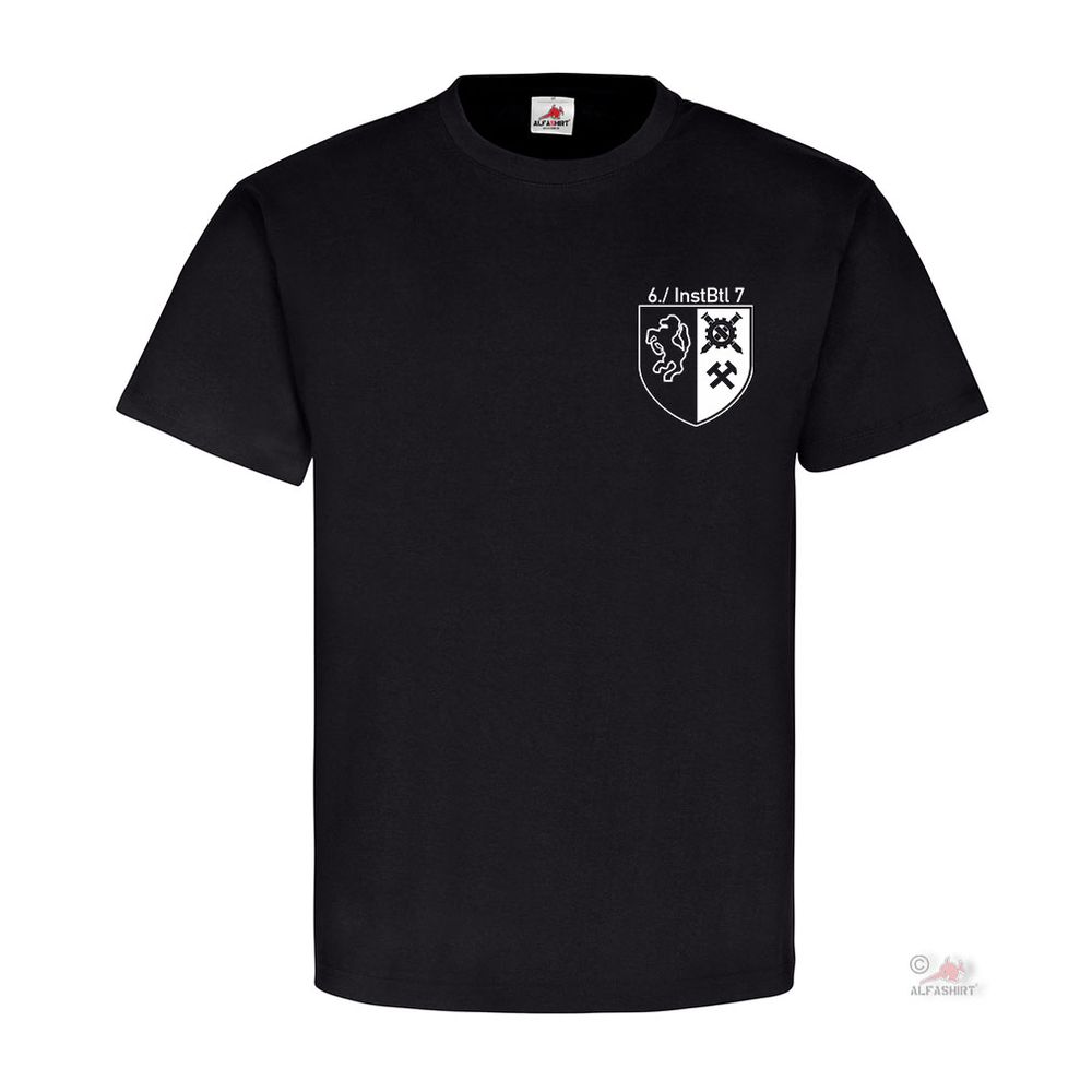 6 InstBtl 7 Repair Battalion Coat of Arms Company Badge T Shirt # 19723
