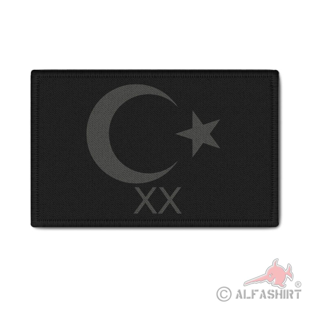 Patch round Turkey Army desired number Türkiye flag Turk star uniform #41336