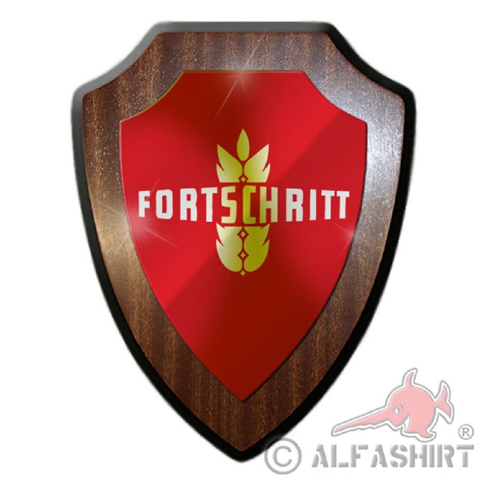 Fortschritt Landmaschinen Logo Traktor Kombinat DDR Logo Wappenschild #19673