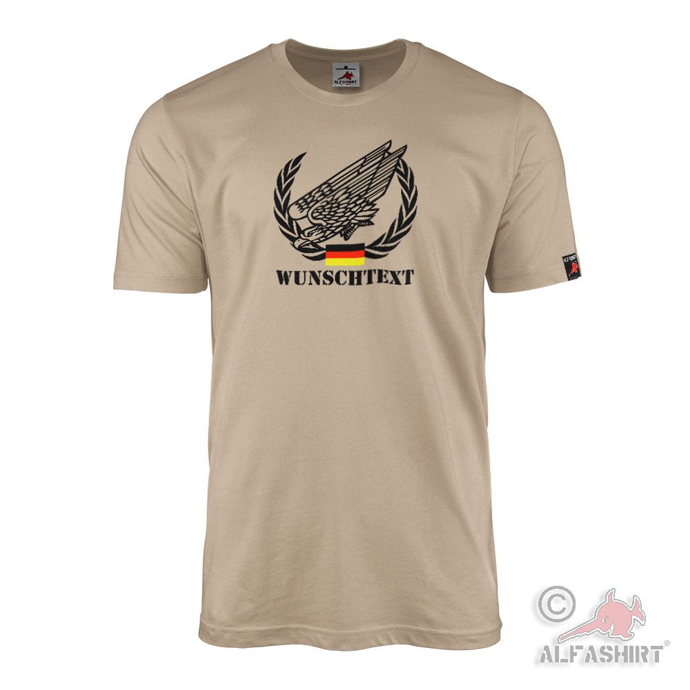 T-Shirt Eagle Troop FschJg GER DE Bundeswehr BW Unit Laurel Wreath #45077