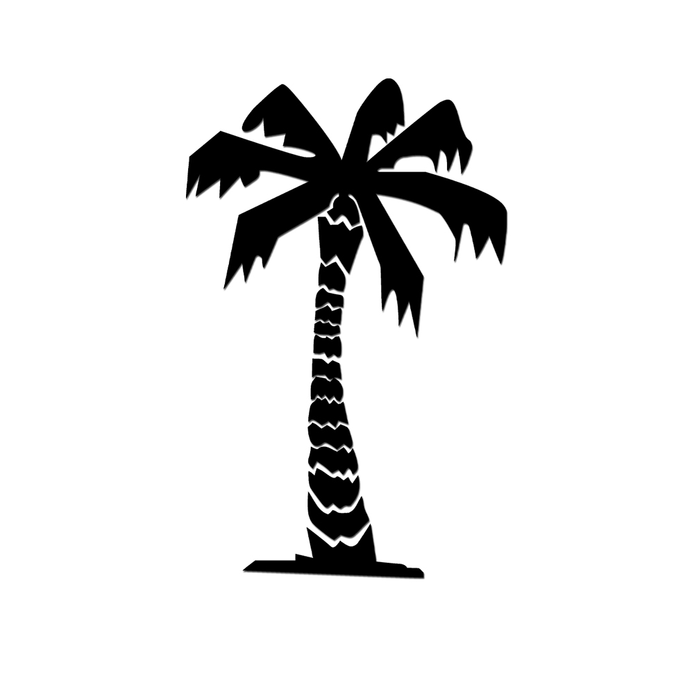 Africa Palm Afrika Korps Symbol Division Sign 10x7cm A6009