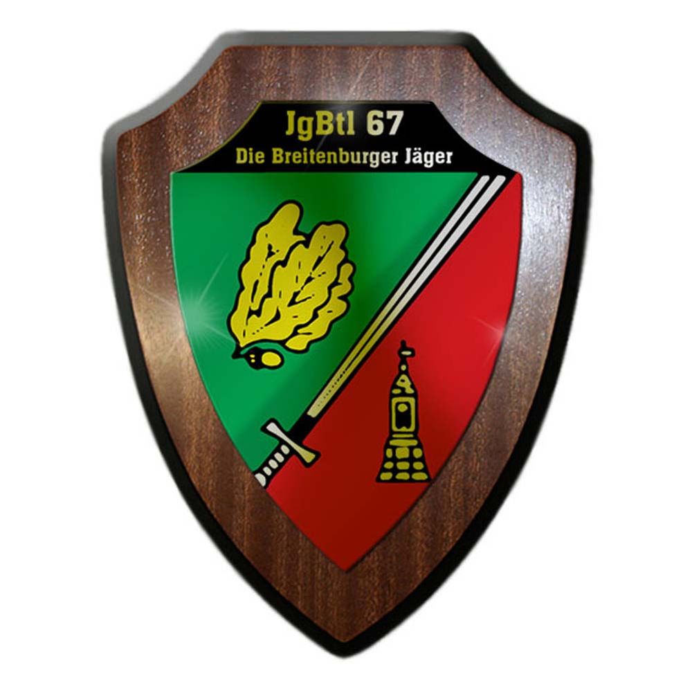 Wappenschild JgBtl 67 Die Breitenburger Jäger Jägerbataillon Bundeswehr #24261