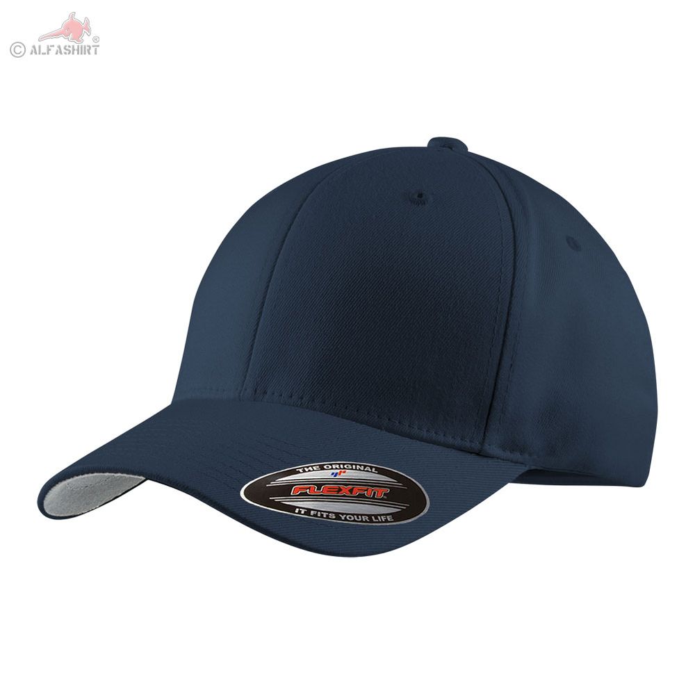 Flexfit Baseball Cap Basecap Cap Cappy Dark Blue Navy Blank #44550