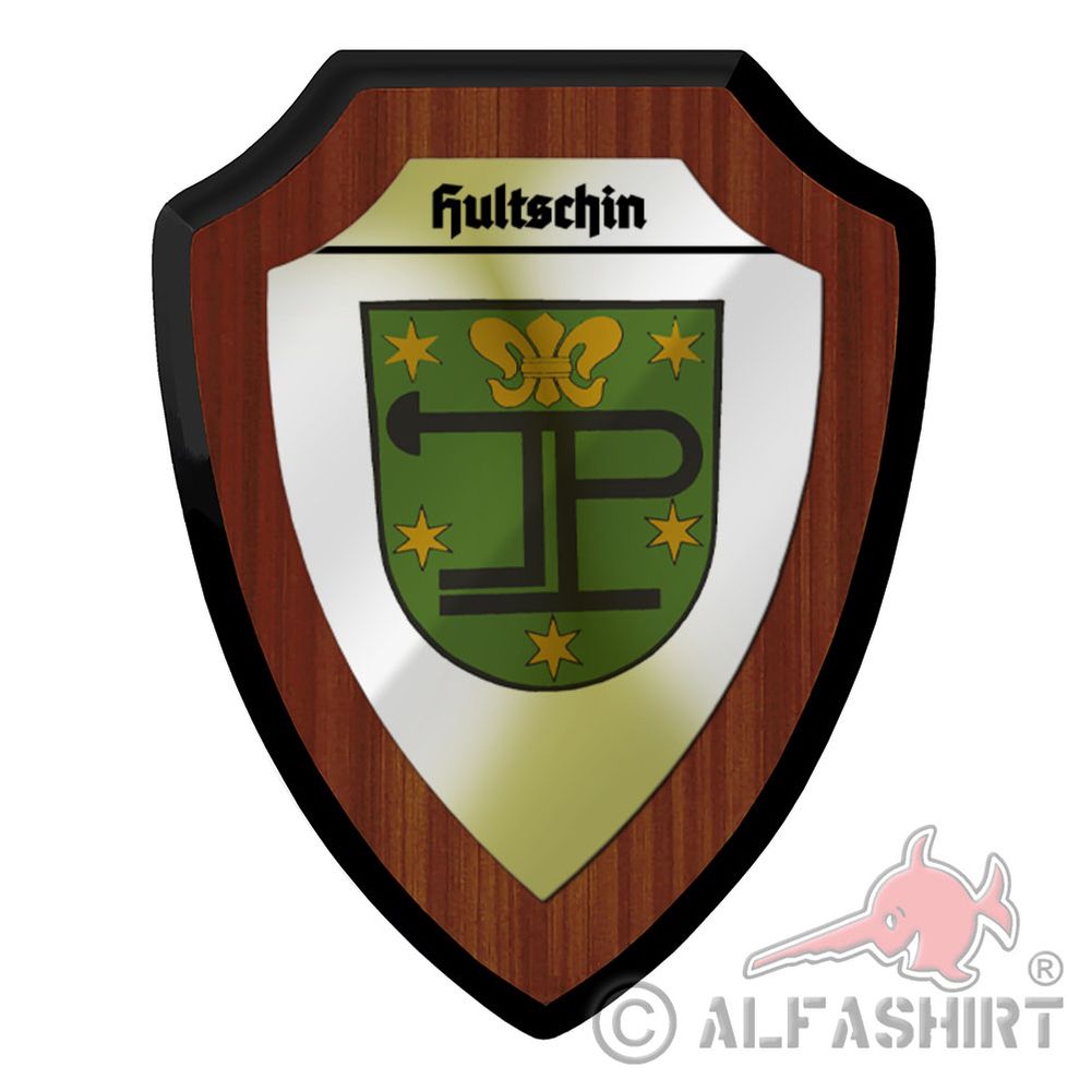 Wappenschild Hultschin Hlučín Tschechien Oppa Opava #42187
