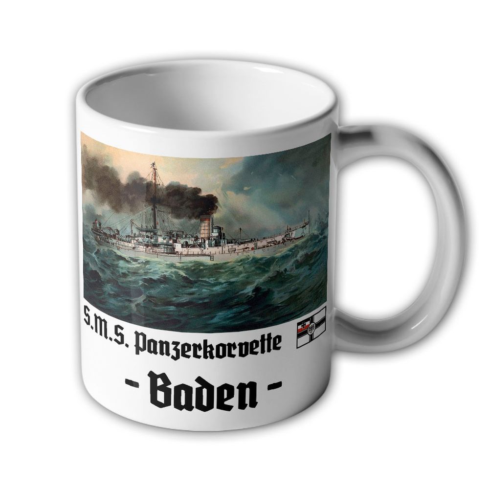 Cup SMS Baden Panzerkorvette Ship Navy Imperial Navy Image #39736