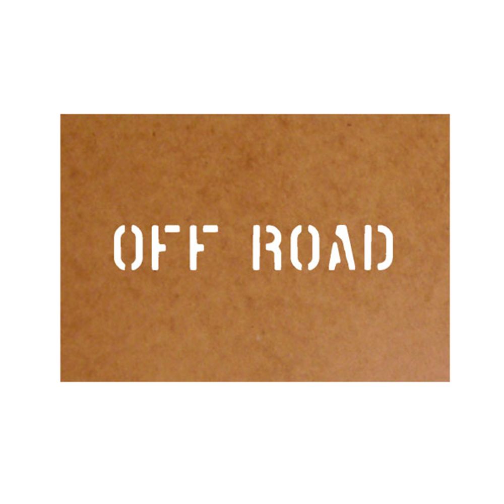 Off Road German Army Us Army Stencil Oil Board Painting Template 2.5x11cm # 15259
