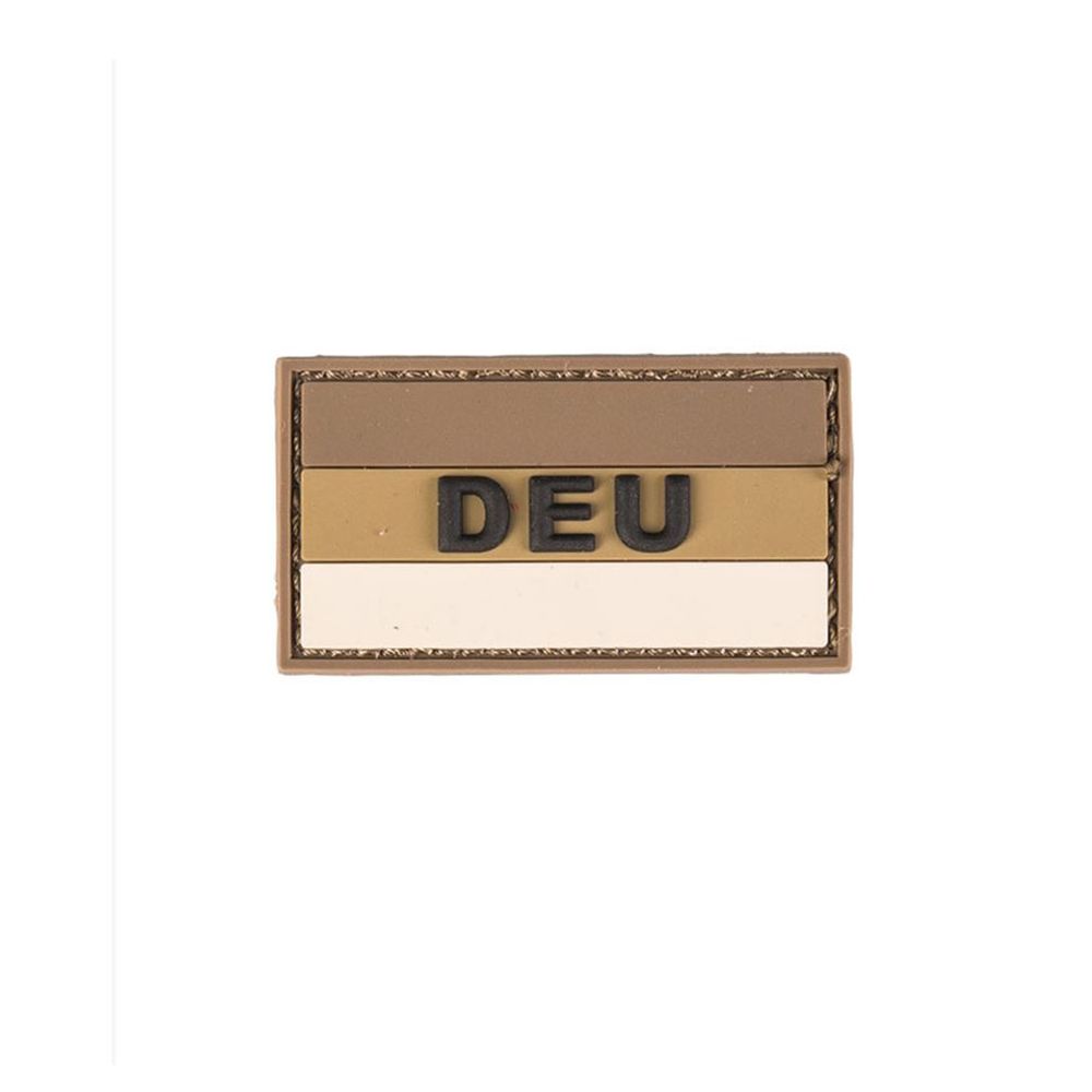 Patch DEU Sand 3D Rubber Deutschland Flagge Germany Bundeswehr 5x3cm#24602