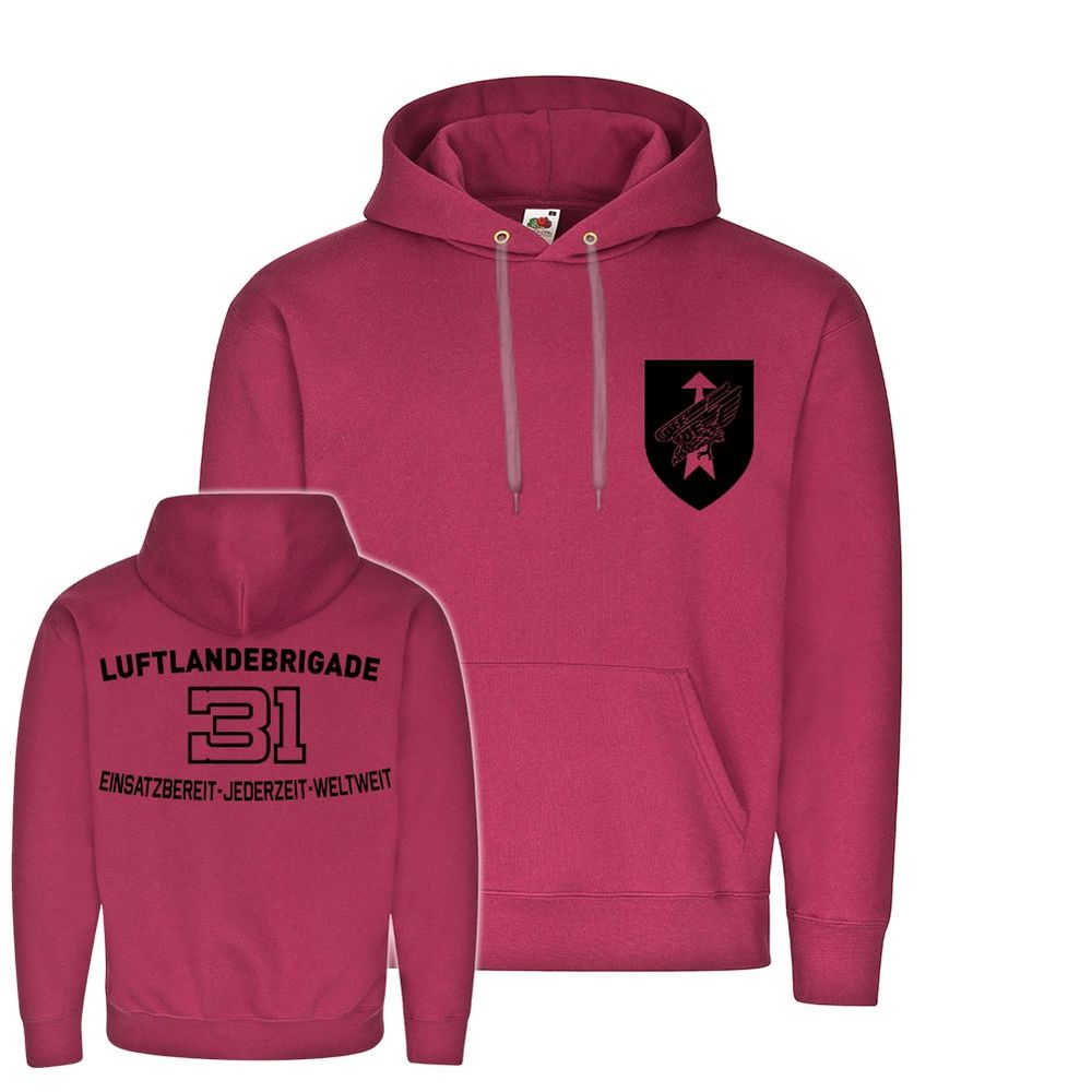 Luftlandebrigade 31 LLBrig Oldenburg BW Fallschirmjäger jederzeit Hoodie #18500
