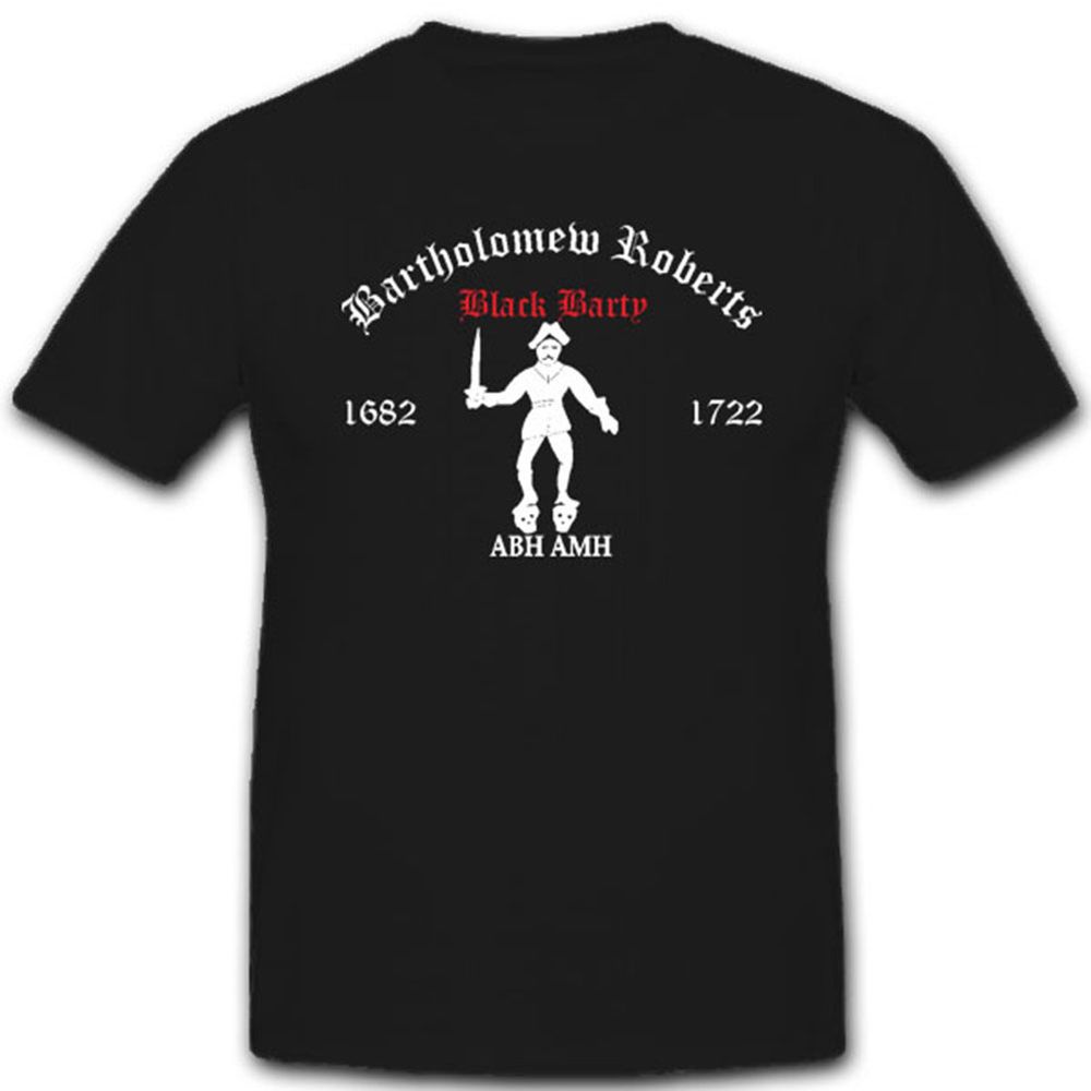 Piraten Bartholomew Roberts Pembrokeshire Berüchtigter Pirat - T Shirt #4053