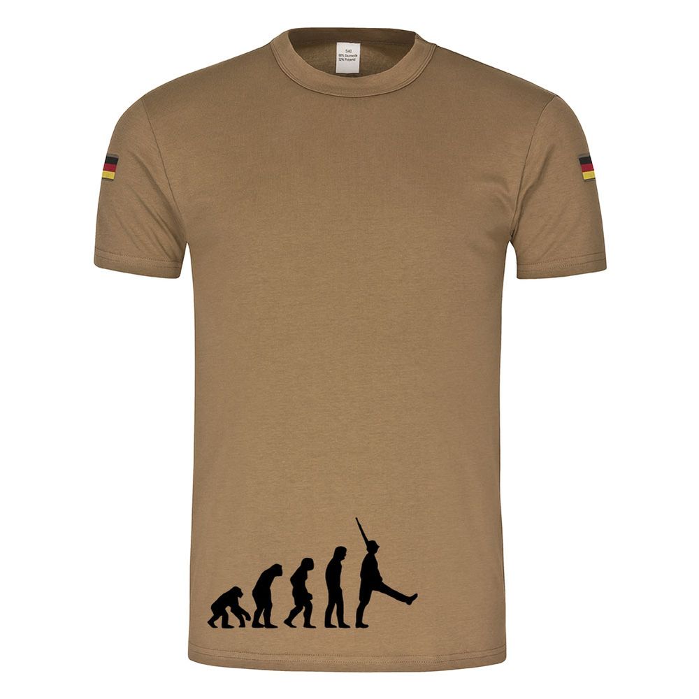 Evolution Soldat Fun Humor Spaß AFFE Mensch Militär original Tropenshirt #14806