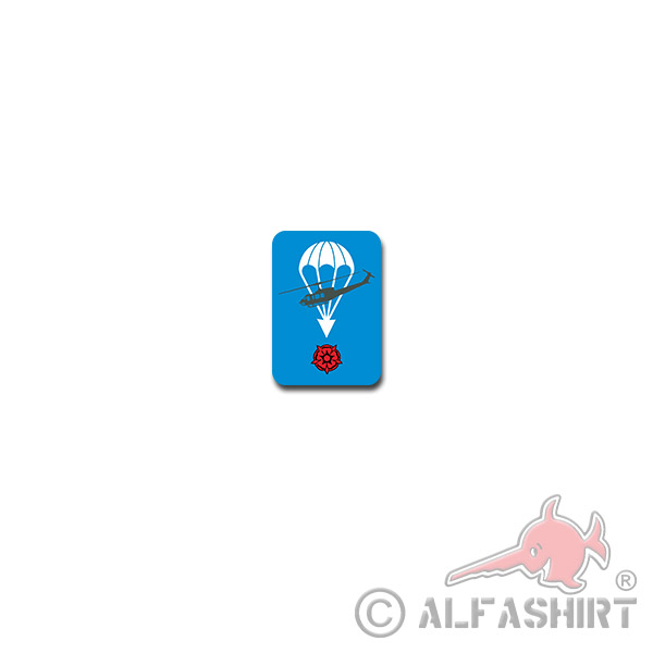 Heraldic shield LLBrig 27 Sticker Airborne Brigade Airborne Division 5x7cm # A3932