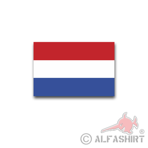 Niederlande Fahne für Mil KFZ Aufkleber NL Flagge Sticker Militär 12x8cm#A3721