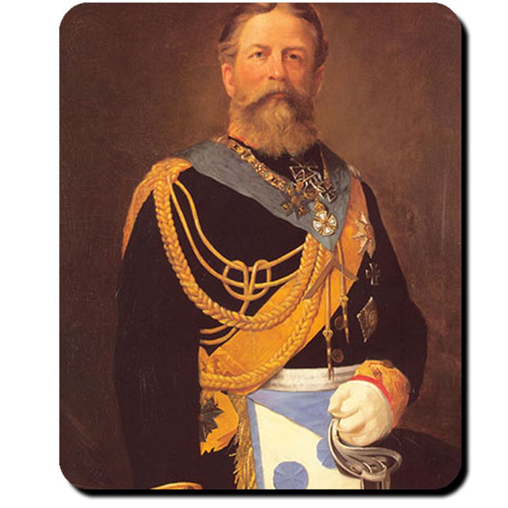 Frederick III Masonic Clothing Crown Prince Germany Monarch Mouse Pad # 16393