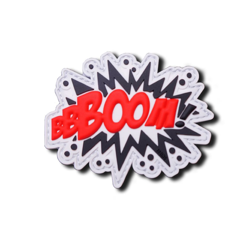 Boom Patch Airsoft 3D Rubber Mural Aufnäher fun BW US Army 8x6,5cm #20298