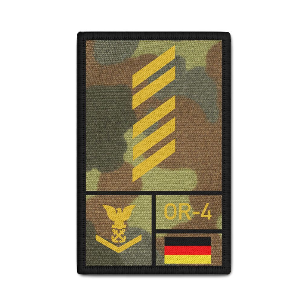 Rank Patch Bundeswehr Army Air Force Navy Flecktarn #BW patch