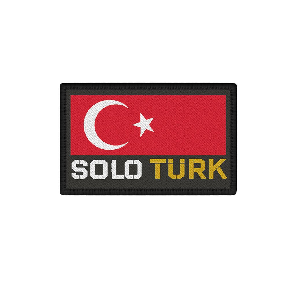 Patch 7,5x4,5 Solotürk Pilotu Typ 2 Pilot Türkei Demo Militär F16 F-16#46961