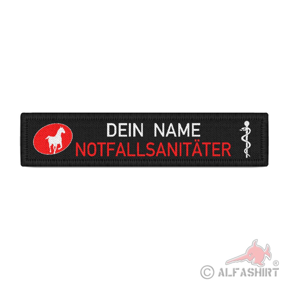 NOTFALLSANITÄTER Niedersachsen Namen-Schild Patch Feuerwehr #40203