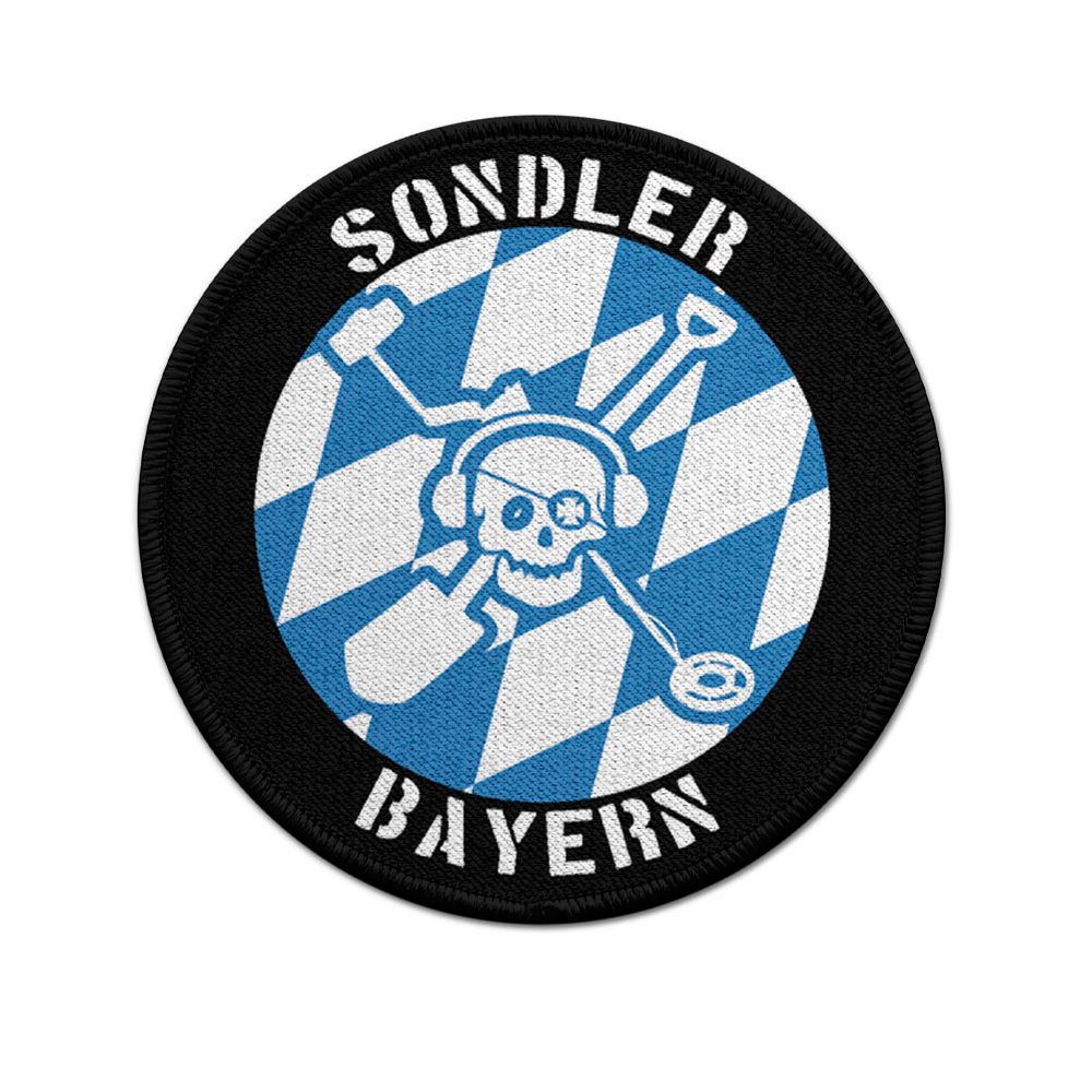 Patch Sondler Bayern Schatzsuche Bodenfund Freistaat legal Aufnäher #45866