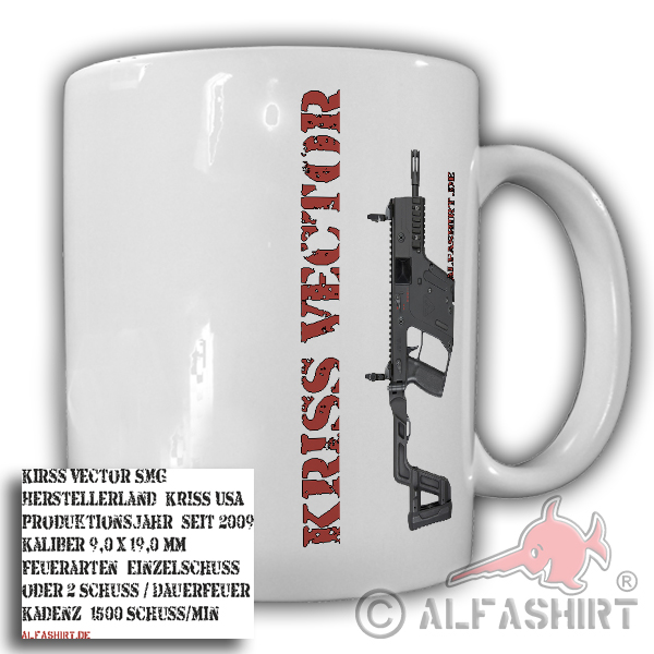 Kriss Vector SMG USA Amerika Armee - Tasse #26630