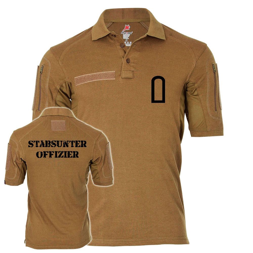 Tactical Poloshirt Alfa - Stabsunteroffizier StUffz SU Dienstgrad Soldat #19271