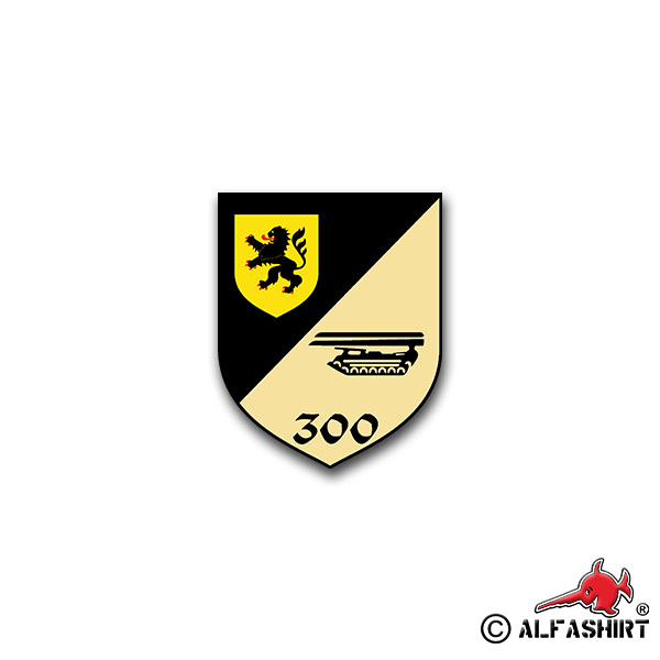 Sticker PzPiKp Panzerpionierkompanie 300 Külsheim Army 7x6cm A1506