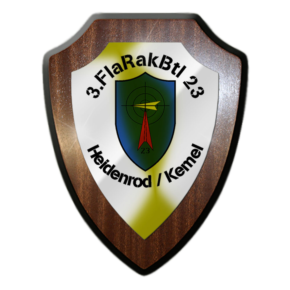 3 FlaRakBtl 23 Heidenrod Kemel Light & Heat Anti-aircraft Rocket Wall Sign # 27306
