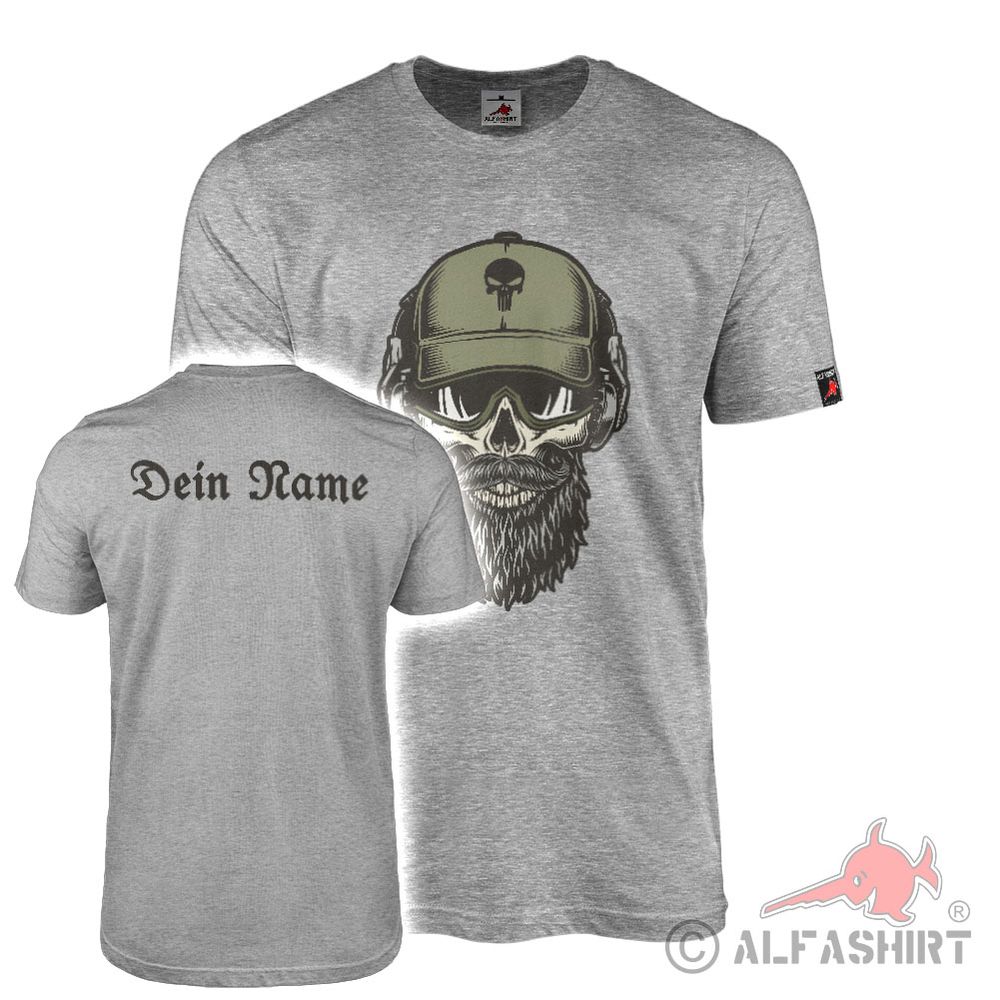 T-Shirt personalisiert Contractor Skull Schädel Auftrag Auftrag US Army #42105