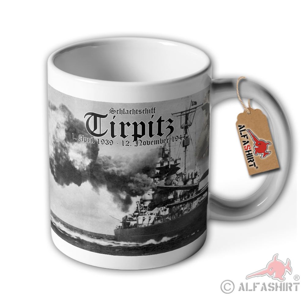 Battleship Tirpitz Grand Admiral Alfred von Tirpitz Bismark class ship # 826