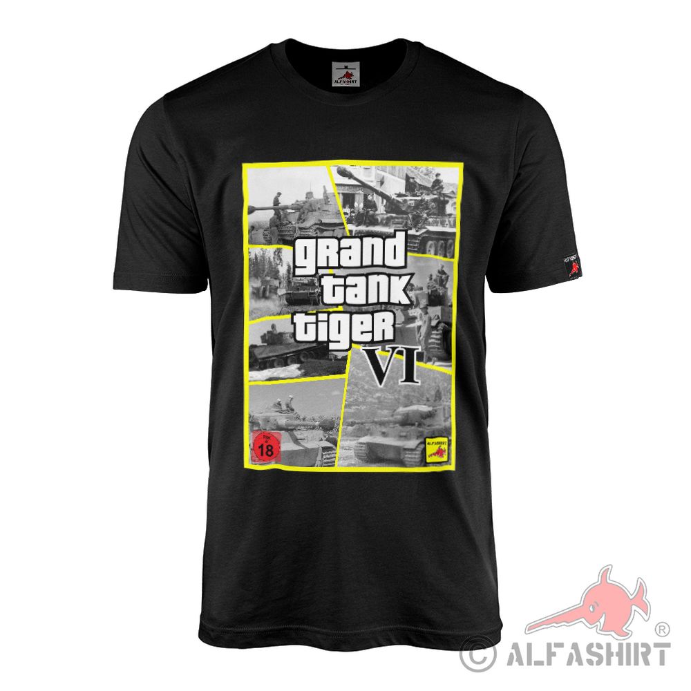 Panzerkampfwagen VI Tiger Panzer Tank Germany WK2 Game T-shirt#43244