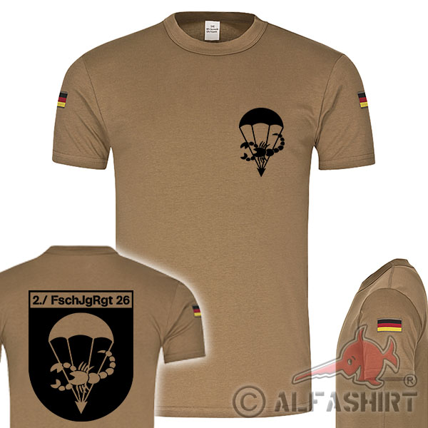 BW Tropen 2 FschJgRgt 26 Paratrooper Regiment BW FschJg Zweibrück # 17877