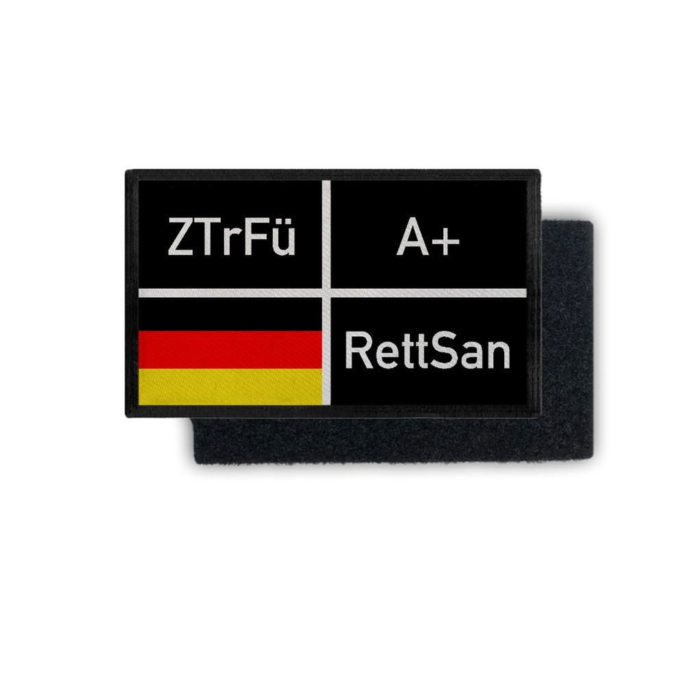 Zugtruppenführer Blutgruppe Nation Dienstgrad Ausbildung 7,5x4,5cm #32536