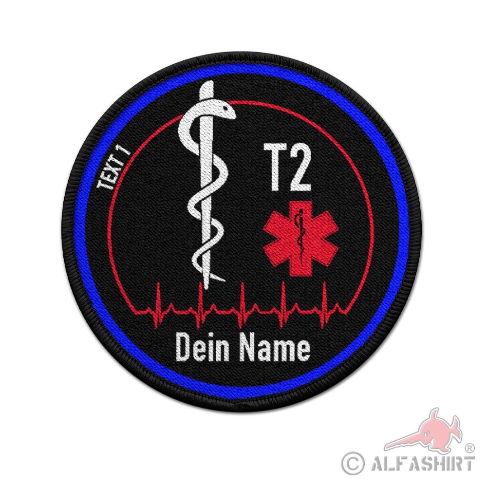Patch personalisiert EMS Abzeichen Emergency Medical Star Stern #42918